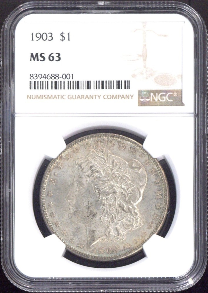 1903 One Dollar NGC MS63 - US NGC MS63